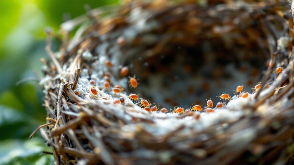 recognizing avian mite infestations