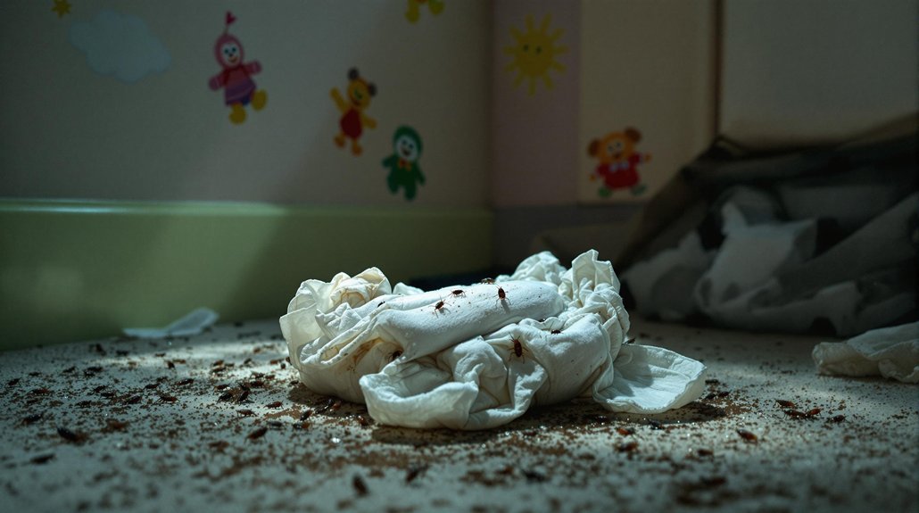 diapers attracting unwanted pests