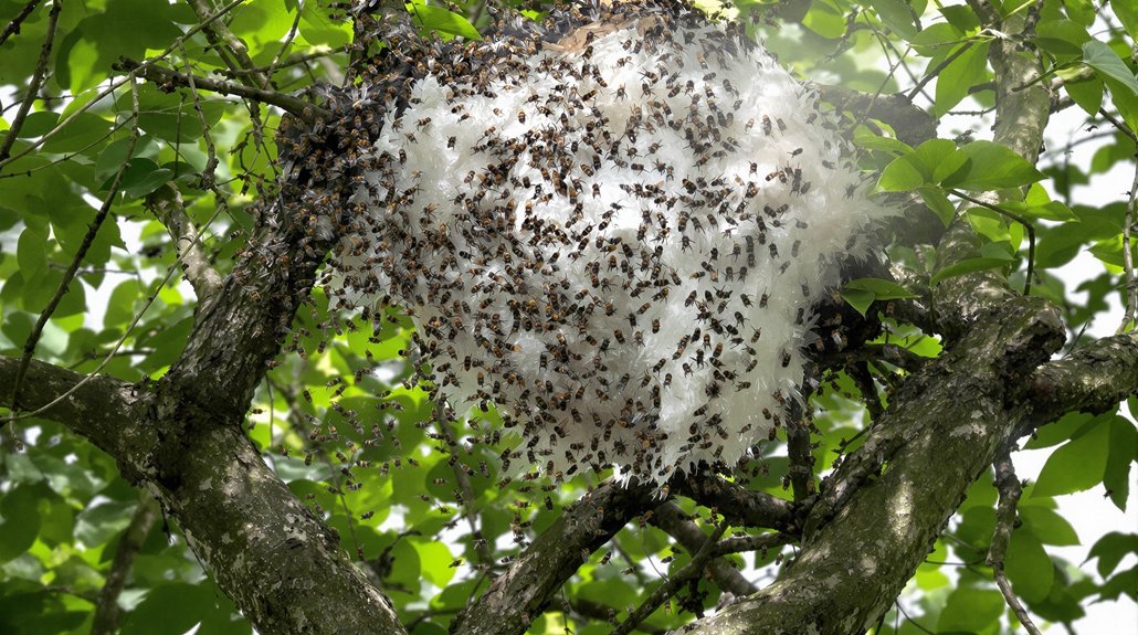 nest disturbance triggers responses