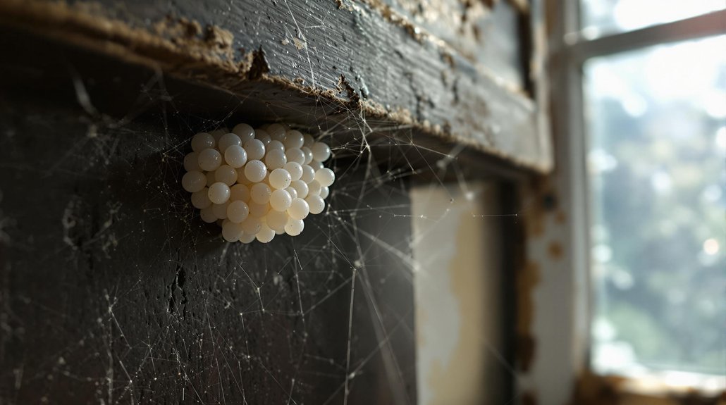 common indoor spider nesting
