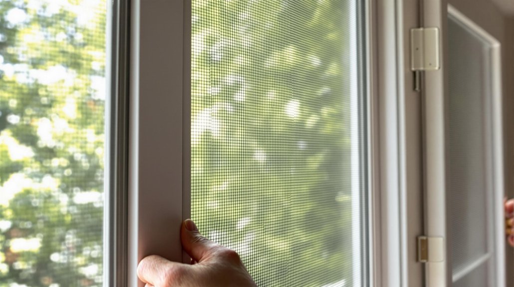 install tight effective screens
