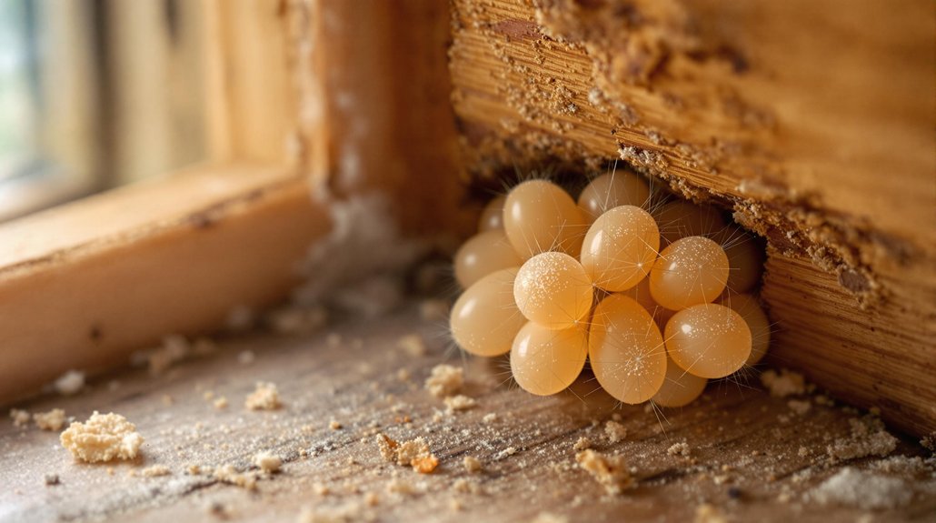 leave spider eggs alone