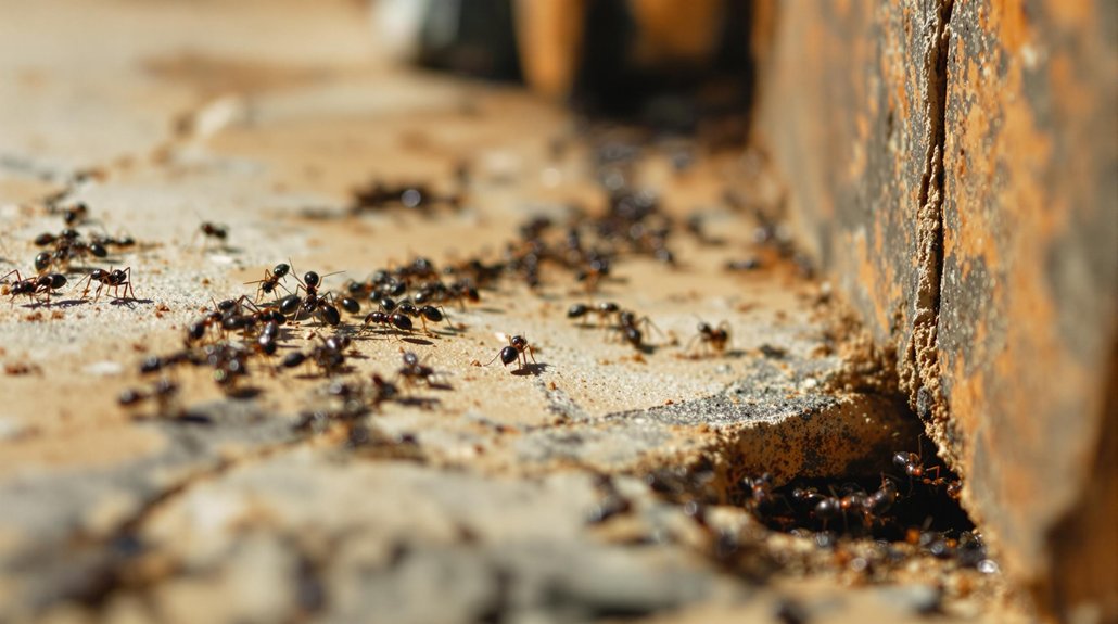 observe ant trail behavior
