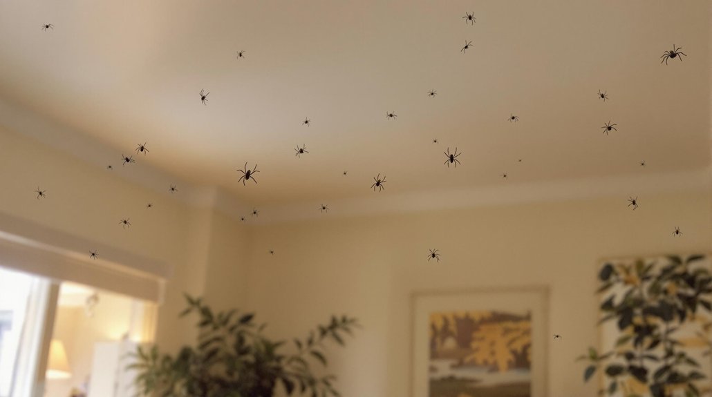 signs of spider infestation