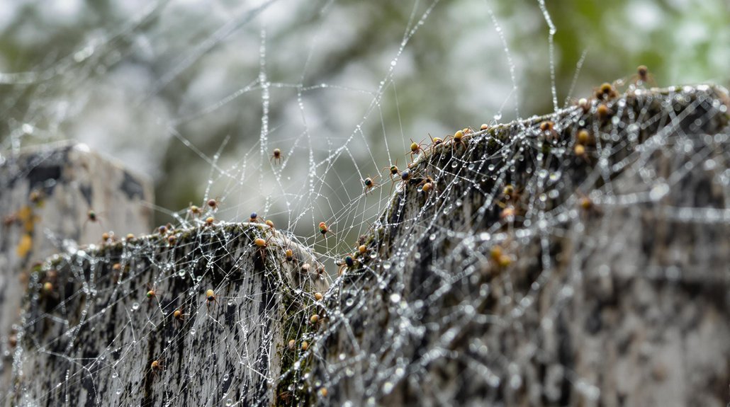 spider activity and climate