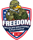 Freedom Wildlife Solutions & Pest Control servicing the greater Raleigh area